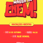 MASSA NO ENEM - BLUE SCHOOL 01/10/2026 2º E 3º SERIE ENSINO MÉDIO